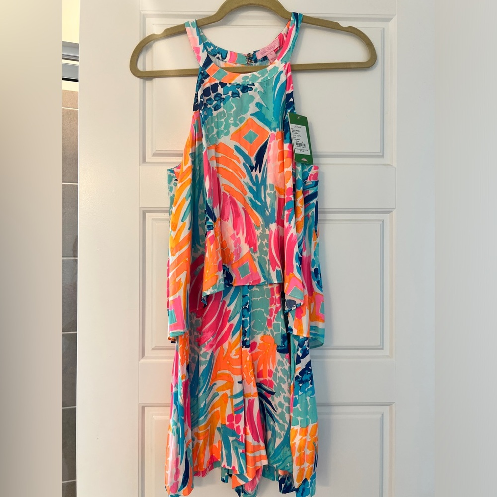Lilly Pulitzer Edona Romper in Goombay Smashed